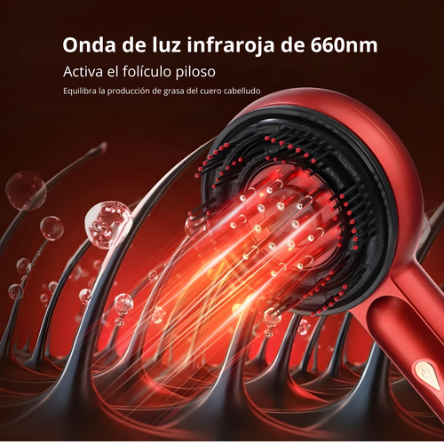 Peine anticaida de pelo con masaje