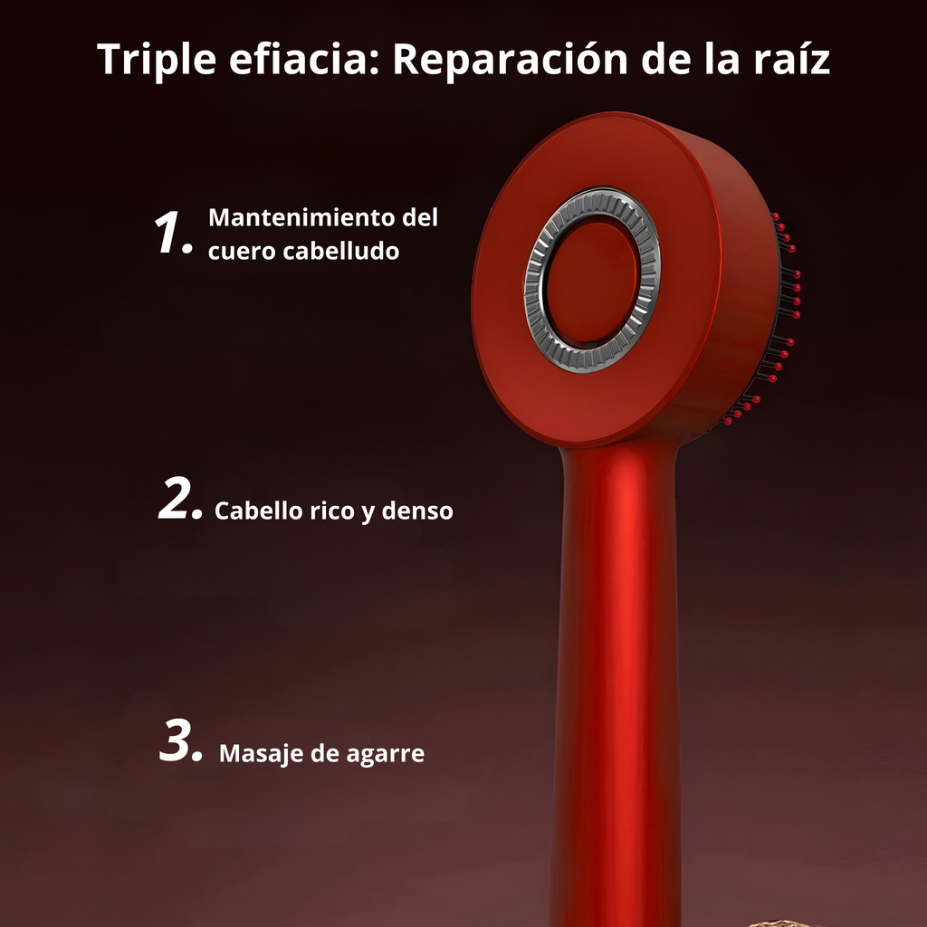 Peine anticaida de pelo con masaje