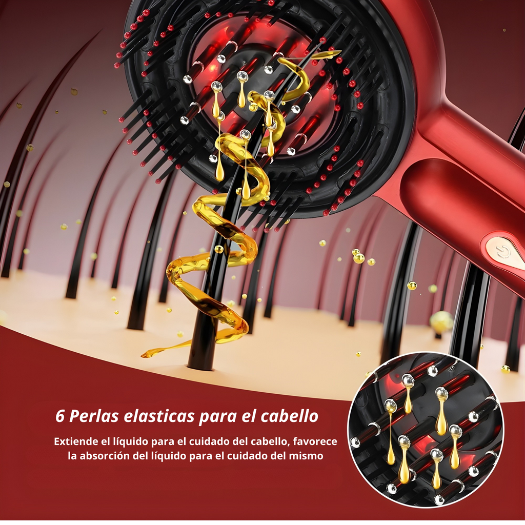 Peine anticaida de pelo con masaje