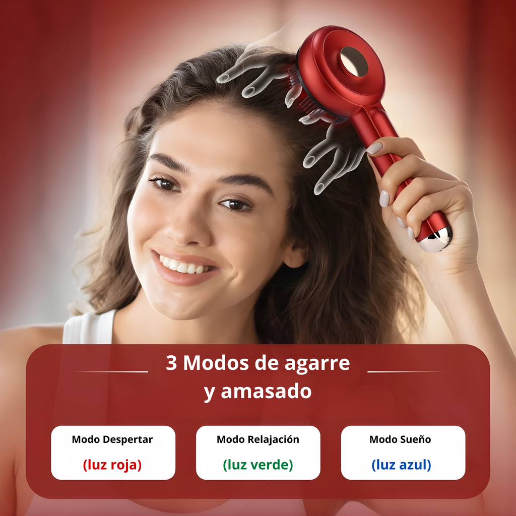 Peine anticaida de pelo con masaje
