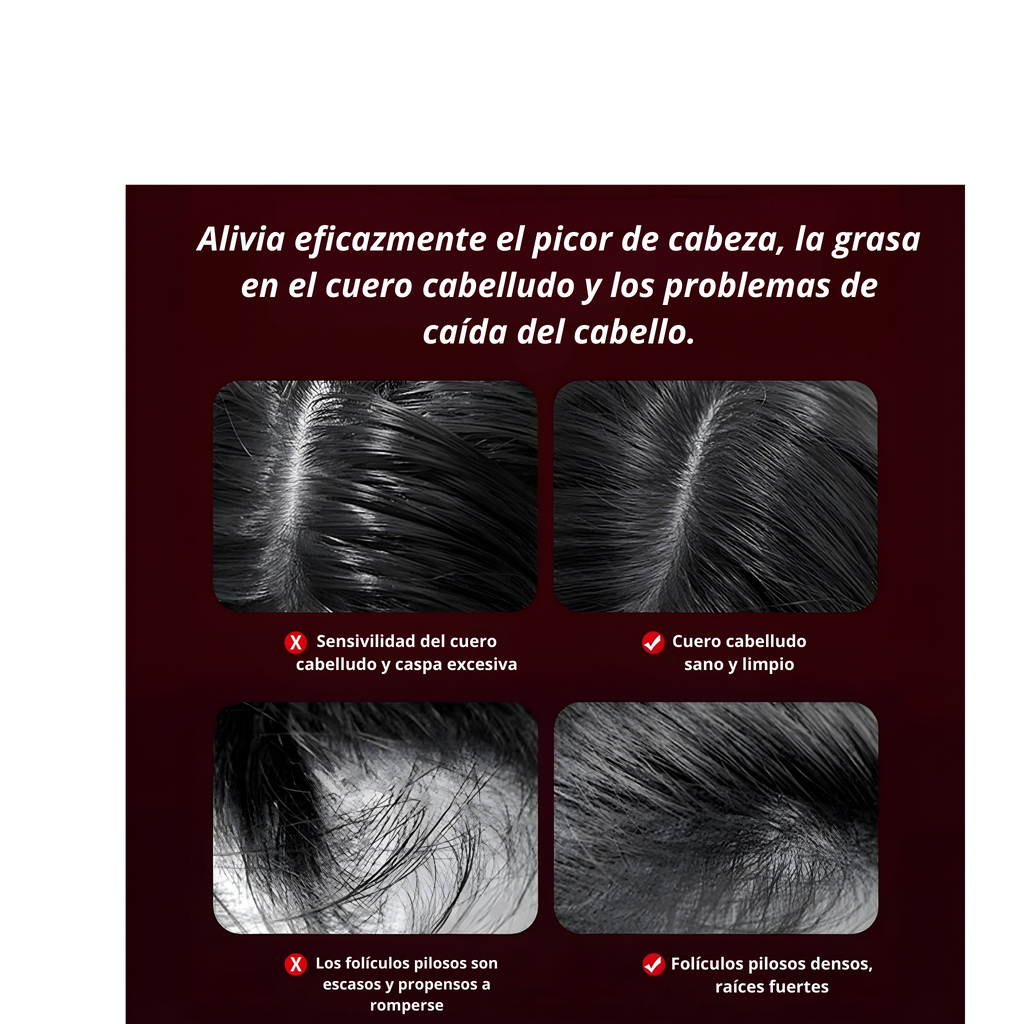 Peine anticaida de pelo con masaje